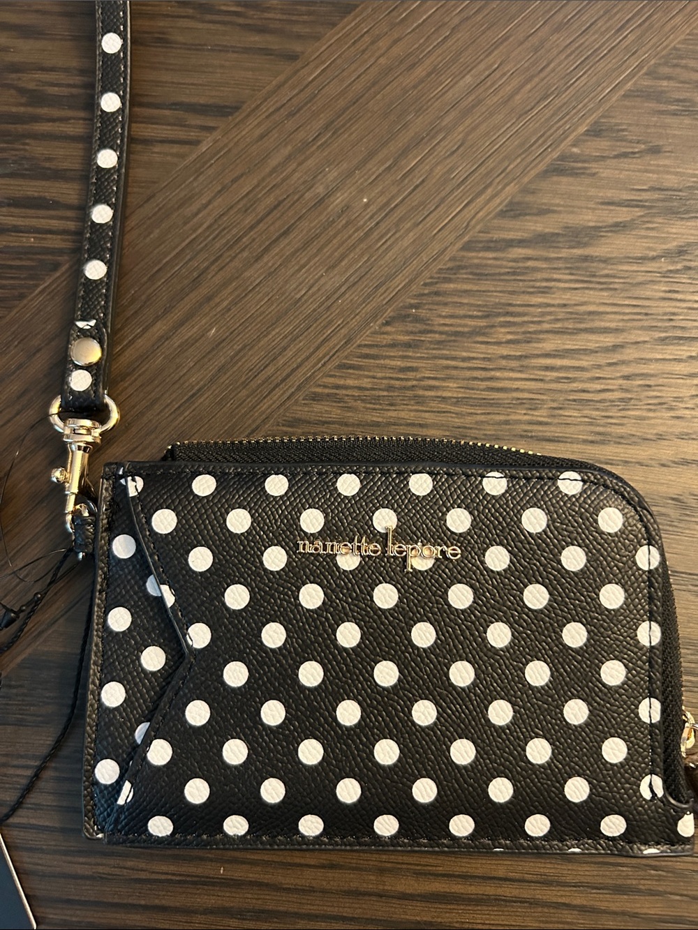 Nanette Lepore Polka Dot Wristlet and Cardholder - NWT - Picture 6 of 8